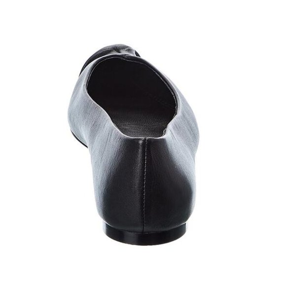 Maje Ballerina Flats Point Toe Black Leather Women's Size 6 & 8 Shoes MSRP $315 - Picture 6 of 9